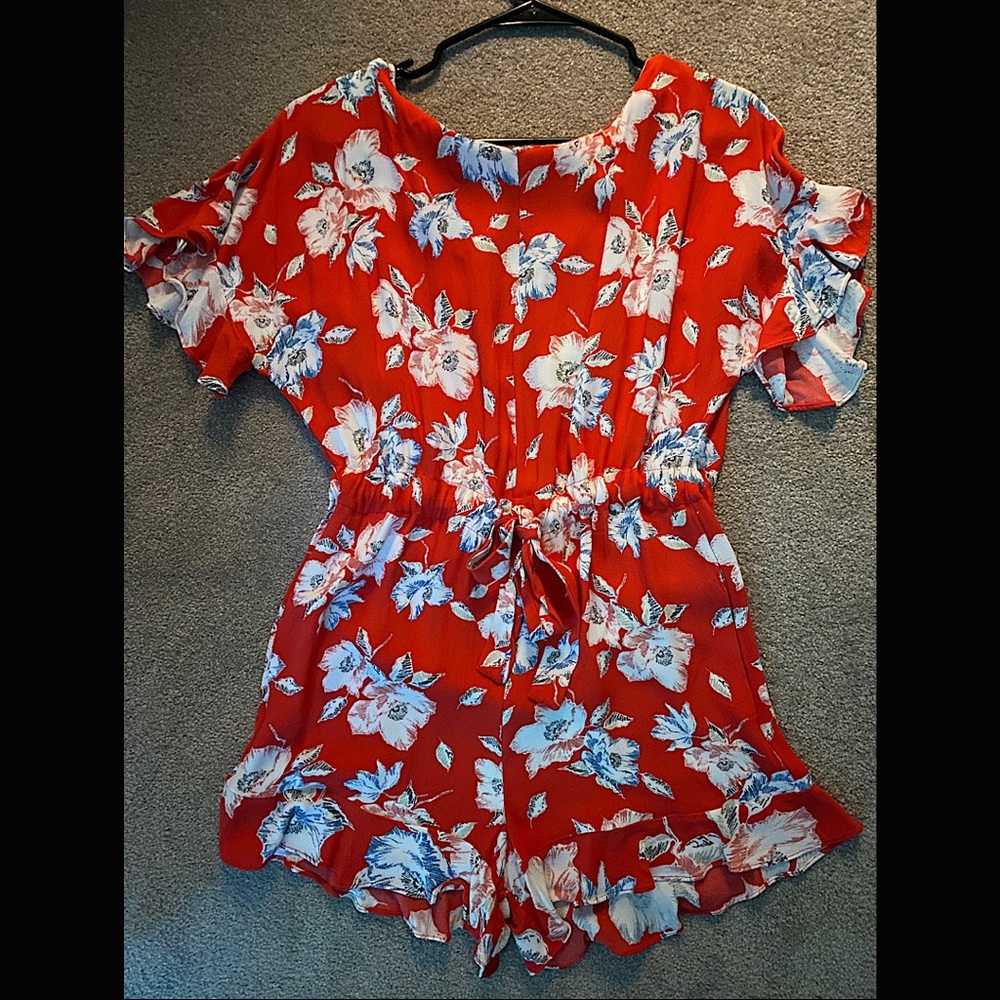 French Connection Floral Romper (Size 6)